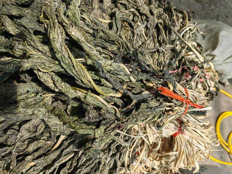 芥菜干菜，焯水自然晾晒，无任何添加，大量有货，欢迎选购