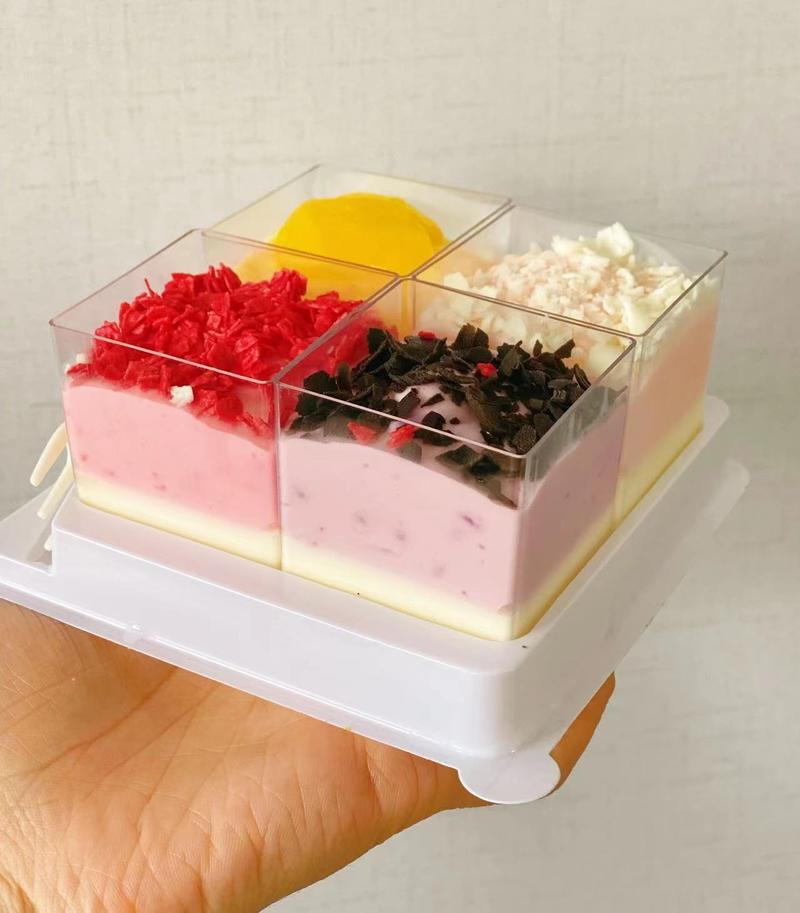 网红魔盒水立方，不同口味的美味蛋糕，一次满足多种需要