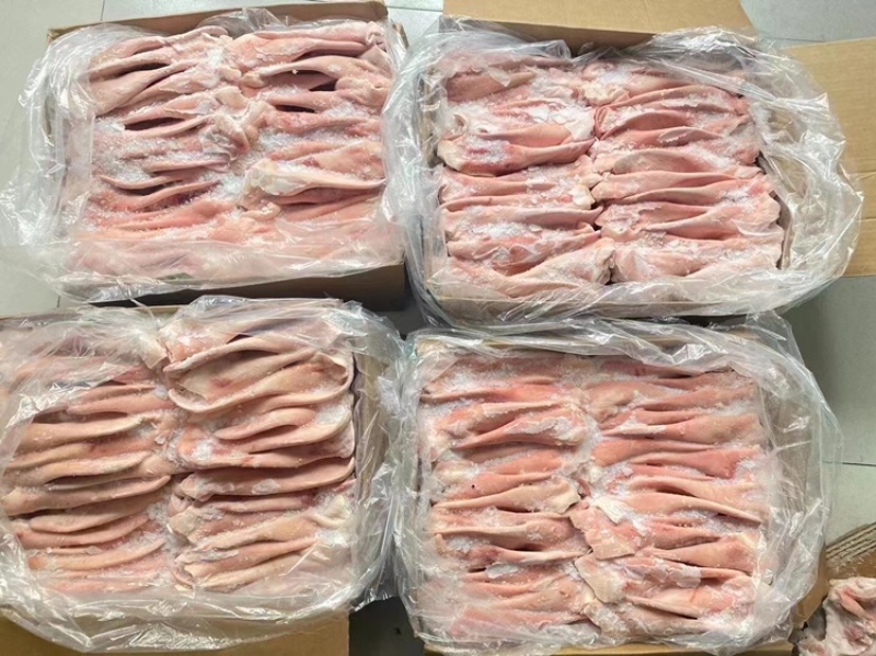 猪耳朵干净无毛干货一手货源证件齐全全国发货食材供应
