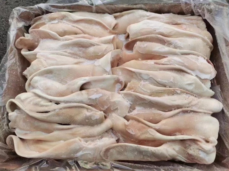 猪耳朵干净无毛干货一手货源证件齐全全国发货食材供应