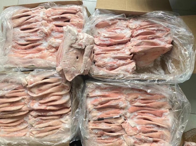 猪耳朵干净无毛干货一手货源证件齐全全国发货食材供应