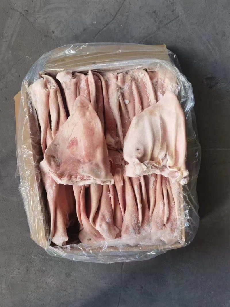 猪耳朵干净无毛干货一手货源证件齐全全国发货食材供应