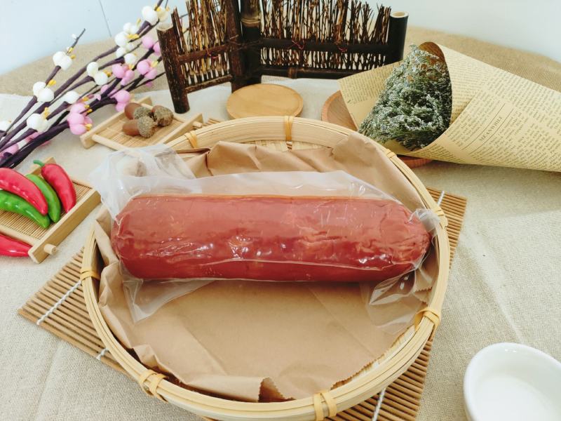 手撕老火腿，纯肉老火腿。淀粉含量6%