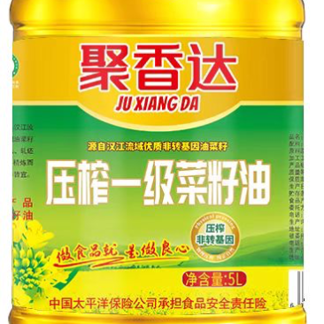 聚香达5L压榨一级菜籽油