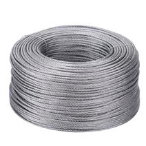 镀锌钢丝绳不包塑1.2mm-10mm捆绑钢丝绳生命线安全