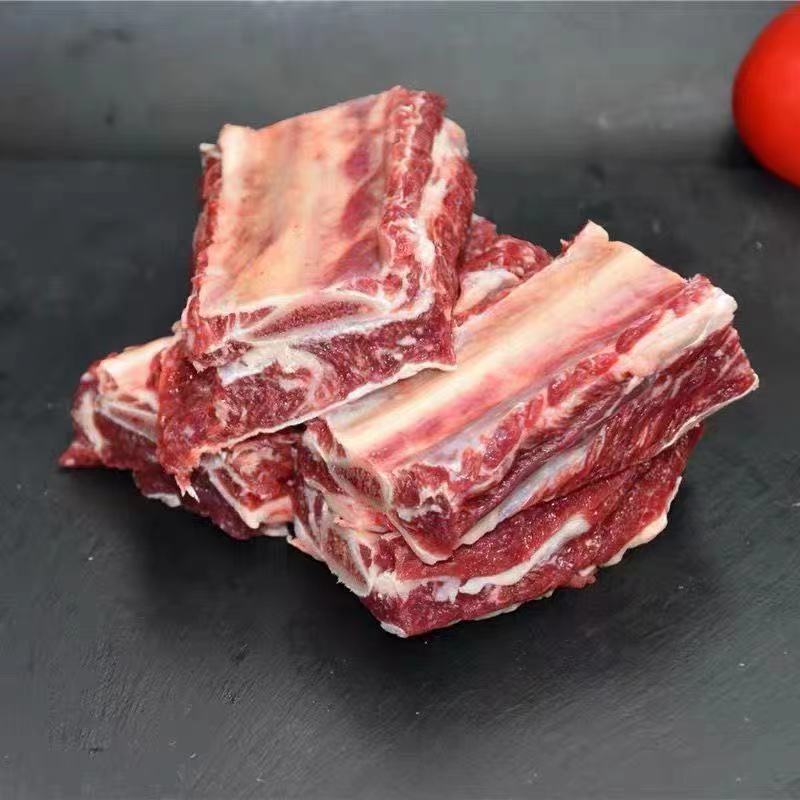 新鲜原切高品质黄牛牛排骨骨香肉嫩肉多骨小网红顺丰包邮