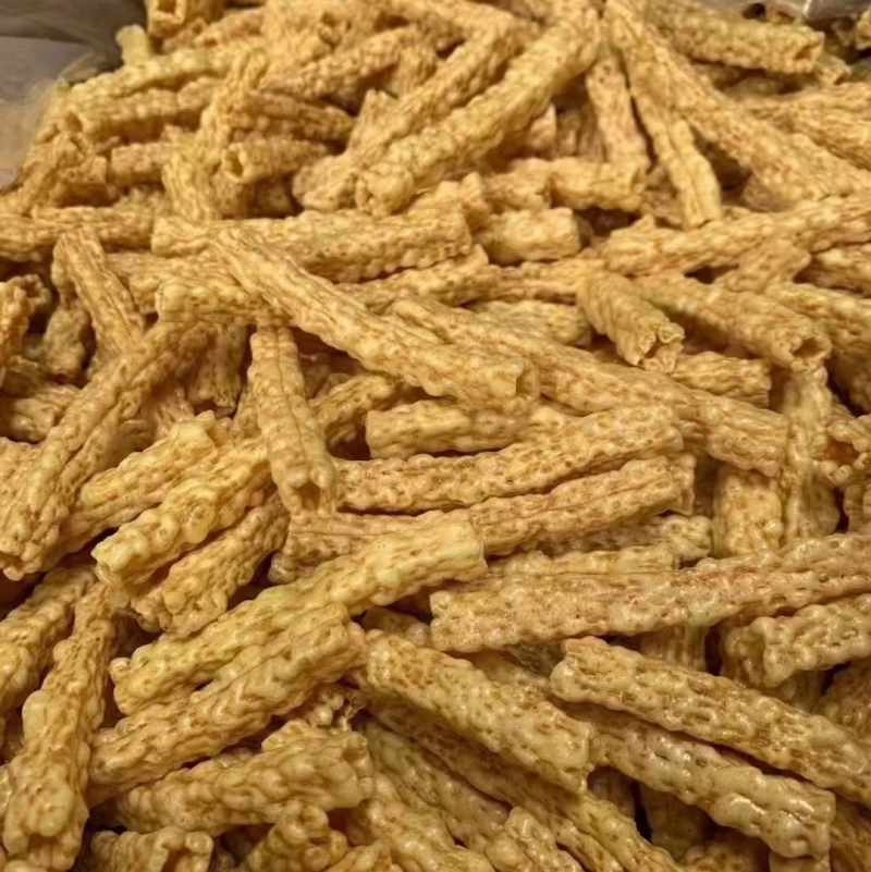 亚麻籽烤酥膨化食品麻辣原味牛排一箱净重8斤
