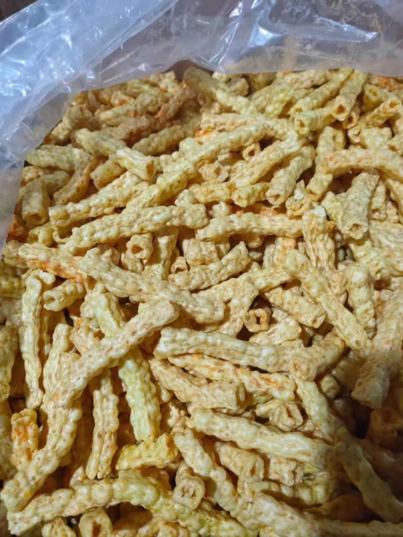 亚麻籽烤酥膨化食品麻辣原味牛排一箱净重8斤