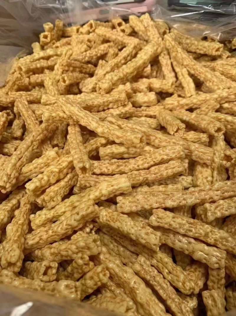 亚麻籽烤酥膨化食品麻辣原味牛排一箱净重8斤