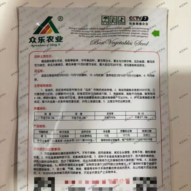 姜柄瓜种子丰产抗病越冬蔬菜甜面小南瓜种籽春季播种