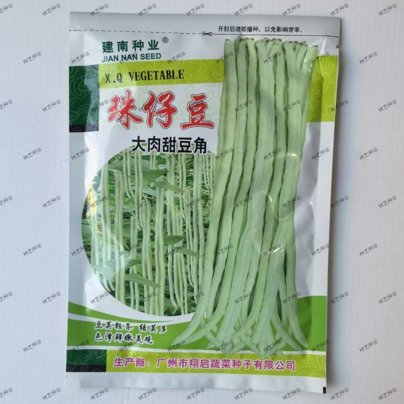 珠仔豆大肉甜豆角种子早中熟生势旺盛肉厚爽脆品质佳豆角种子