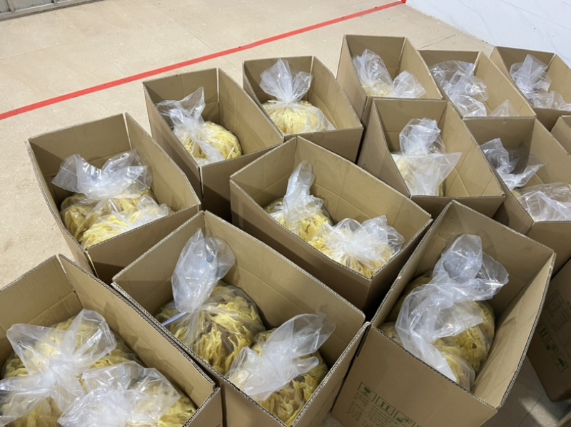 炸腐竹炸竹色泽好质量高十斤一箱两包每包5斤