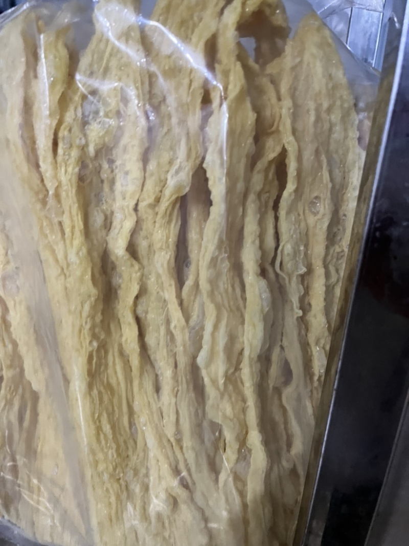 炸腐竹炸竹色泽好质量高十斤一箱两包每包5斤
