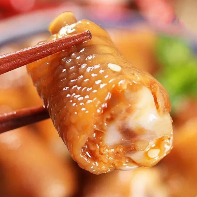 包邮藤椒鸡肘整箱批发商用熟食卤味开袋即食小吃鸡拐骨