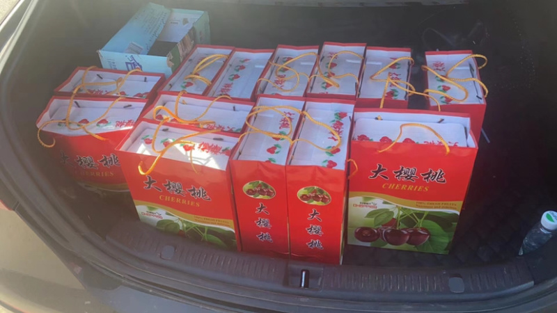 山东美早大樱桃车厘子批发零售一件代发电商批发商超