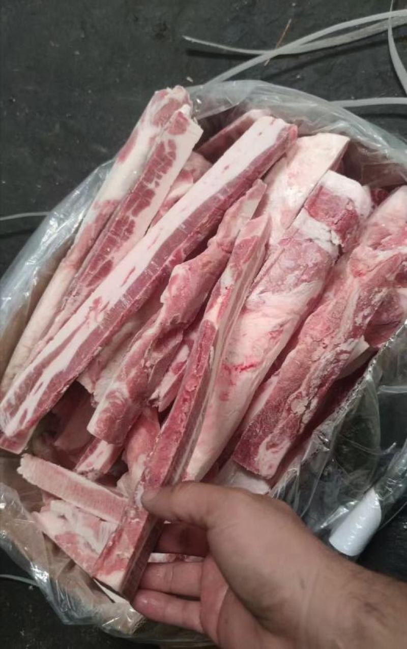 母猪五花肉条，新货，货运充足，供应稳定，欢迎洽谈