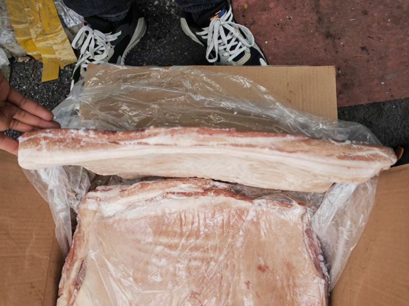 带皮大五花肉一手货源证件齐全全国发货食材供应