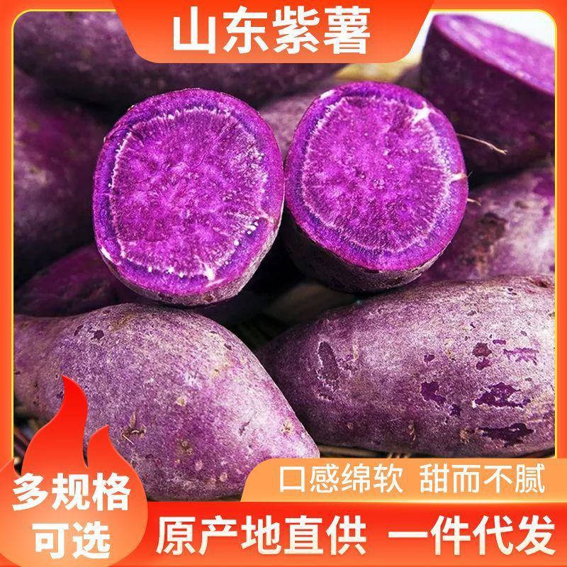 【紫薯】广西紫薯香甜软糯皮薄现挖紫罗兰紫薯产地直发包邮