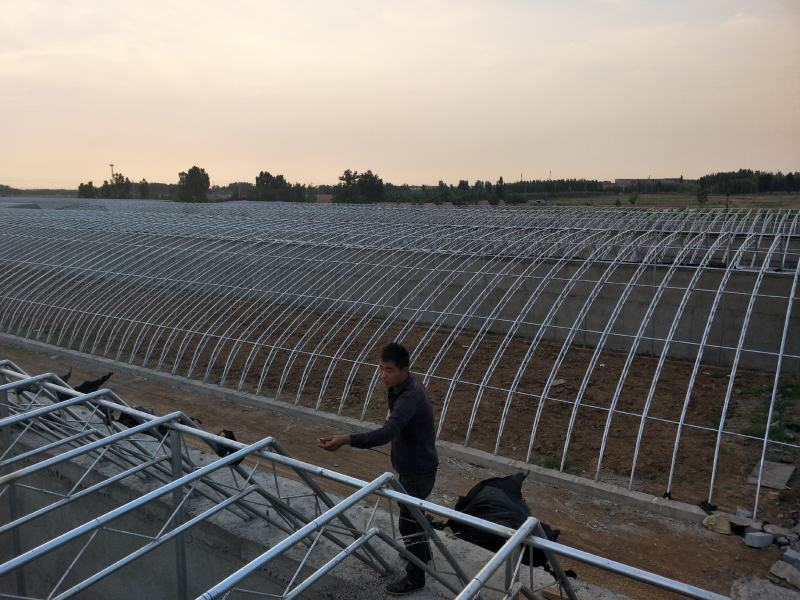 温室大棚骨架施工，物资，材料