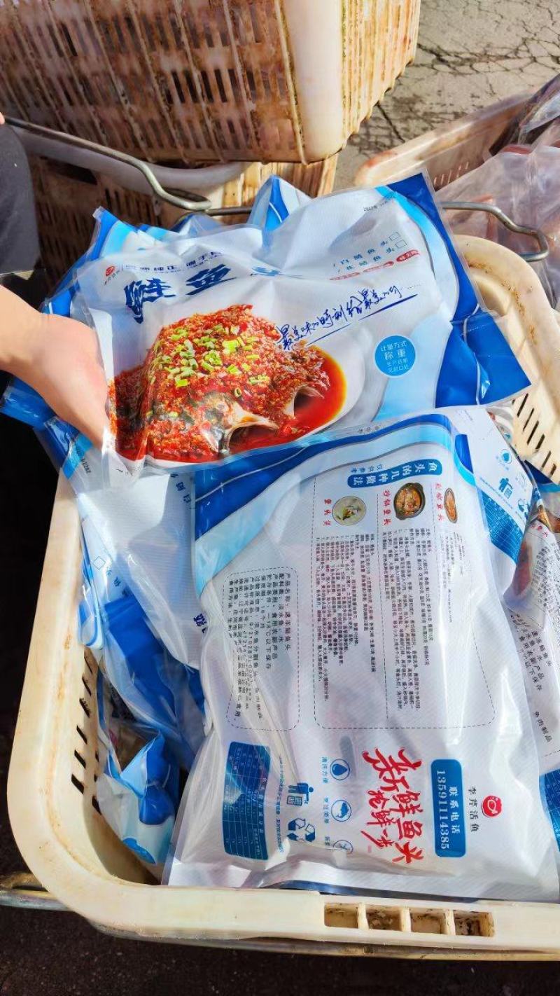 李芹活鱼剁椒鱼头原料500克白鲢鱼支持定制