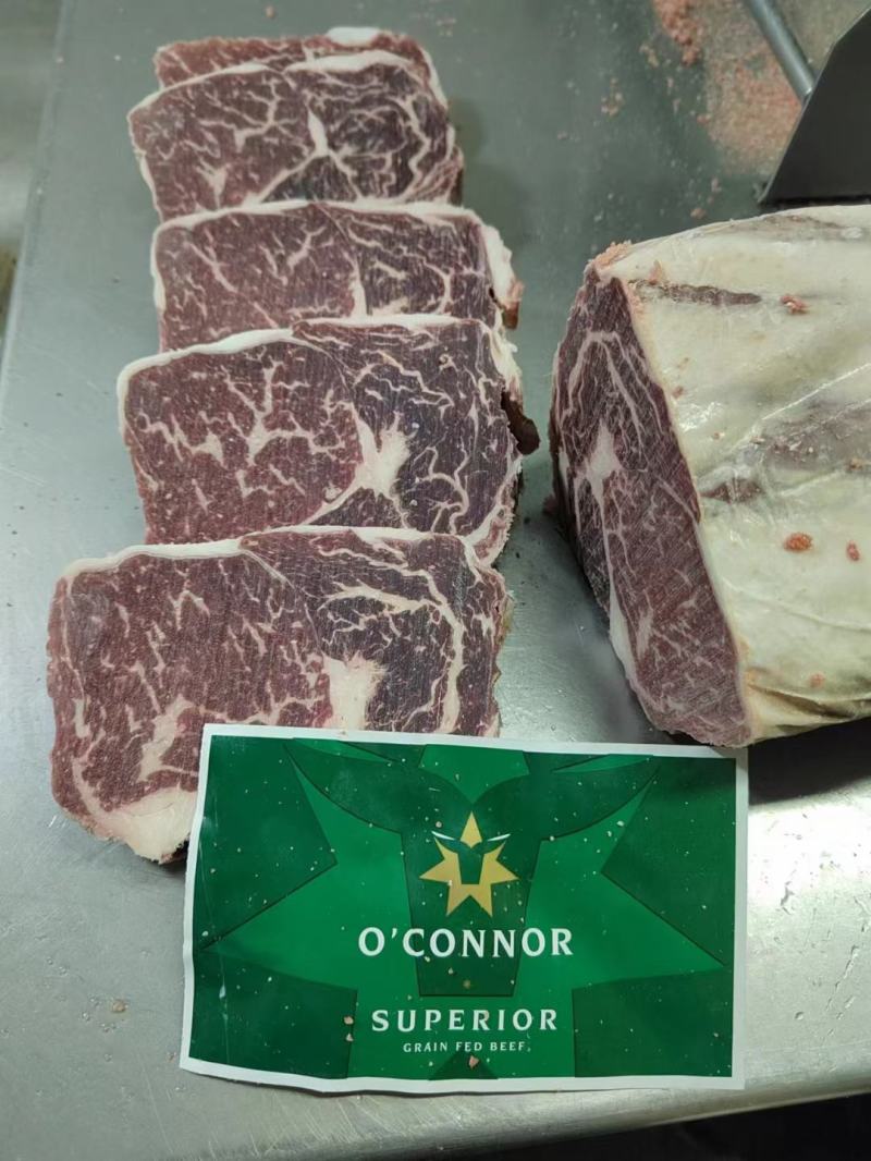 澳洲1265厂奥康纳谷饲安格斯全牛牛排烤肉火锅部位肉