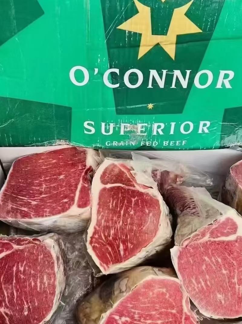 澳洲1265厂奥康纳谷饲安格斯全牛牛排烤肉火锅部位肉