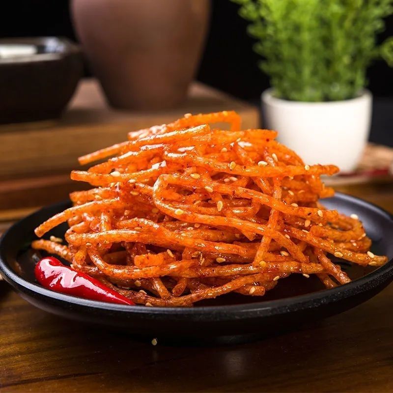 】网红辣条大礼包儿时怀旧麻辣零食素大刀肉一整箱