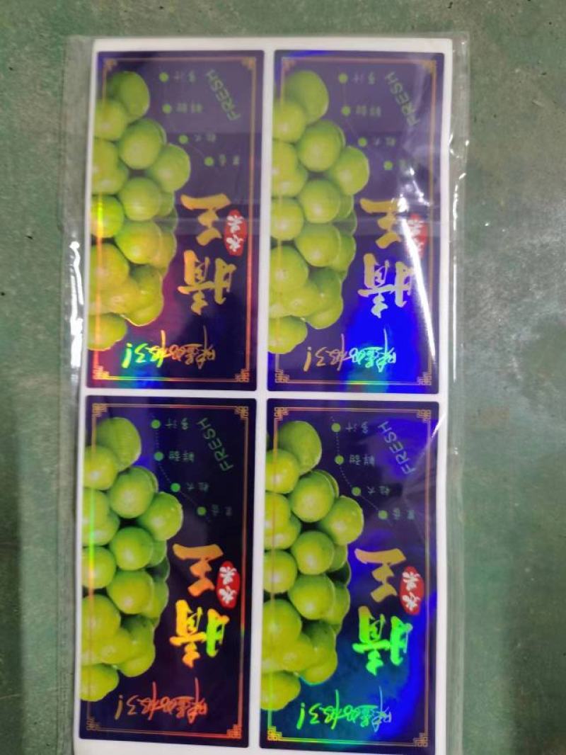 水果通用贴纸草莓樱桃西梅精品果标标贴商标签不干胶