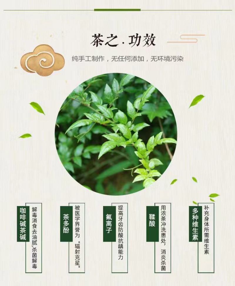 野生藤茶莓茶精选叶片茶少梗无沬无杂质叶片均匀颜色好