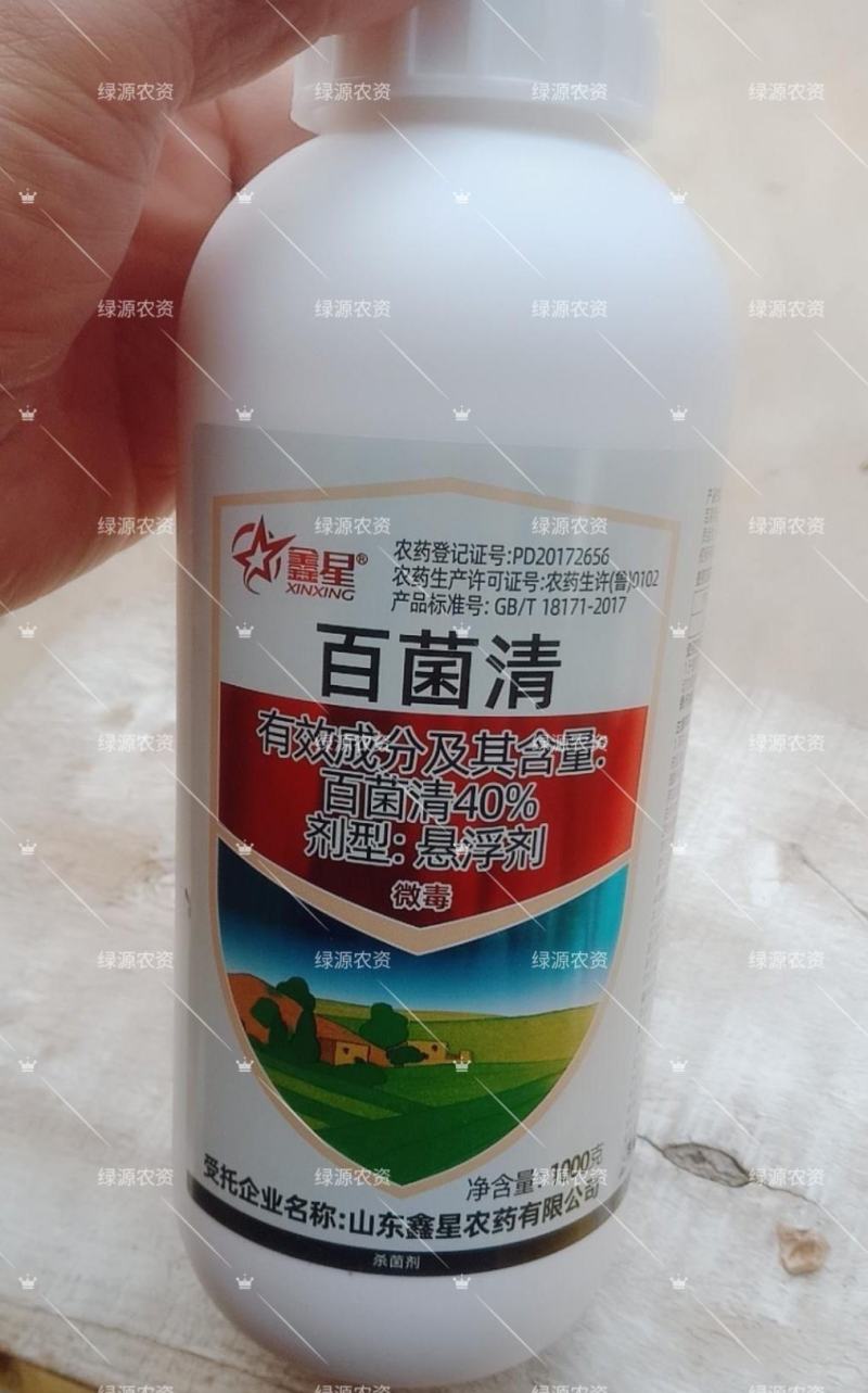 鑫星40%百菌清早疫病杀菌剂番茄早疫病农药