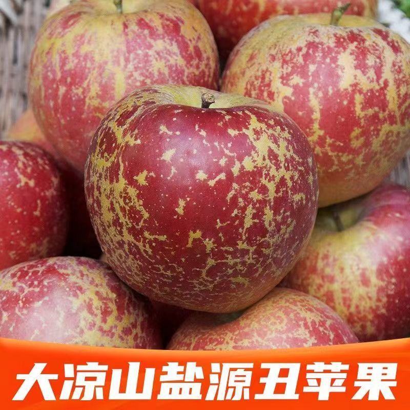 四川大凉山盐源糖心丑苹果盐源苹果西昌糖心苹果红将军