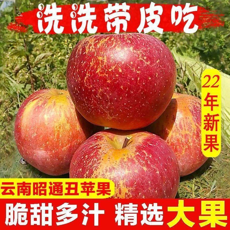 云南昭通冰糖心丑苹果新鲜水果当季富士脆甜孕妇小孩食苹果