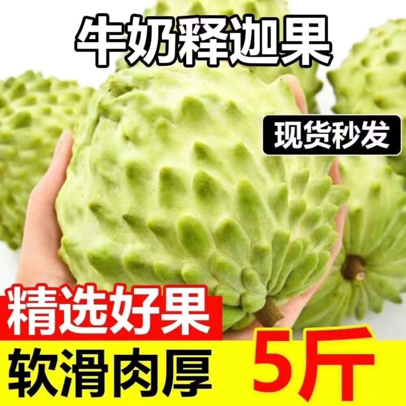 牛奶凤梨释迦果大果当季新鲜水果番荔枝佛头果释迦摩尼果