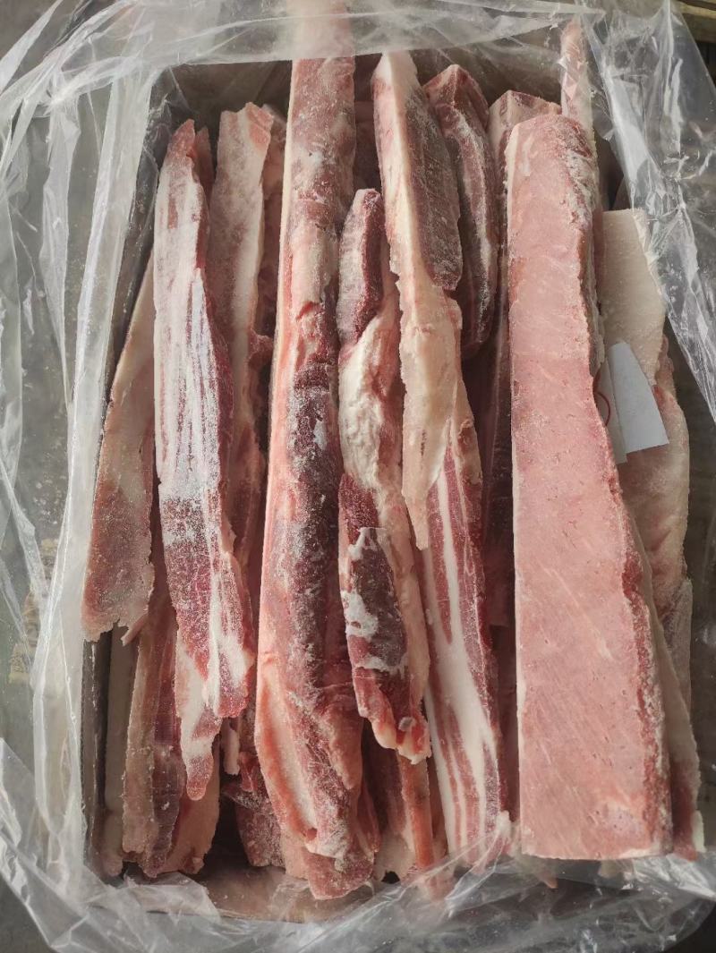 母猪五花肉条，新货，货运充足，供应稳定，欢迎洽谈