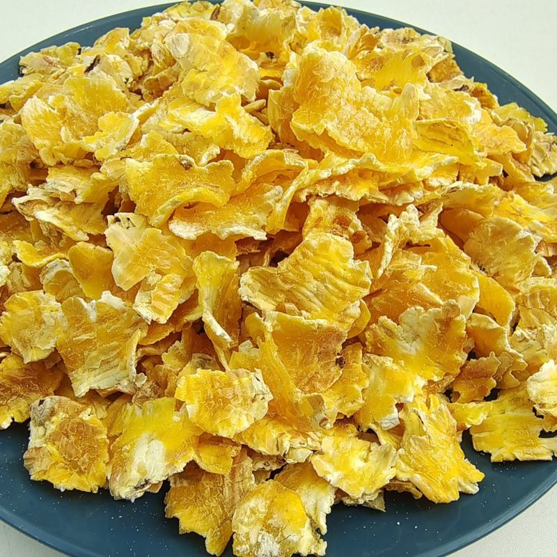 蒸汽玉米压片养殖饲料添加发酵料饲料原料添加