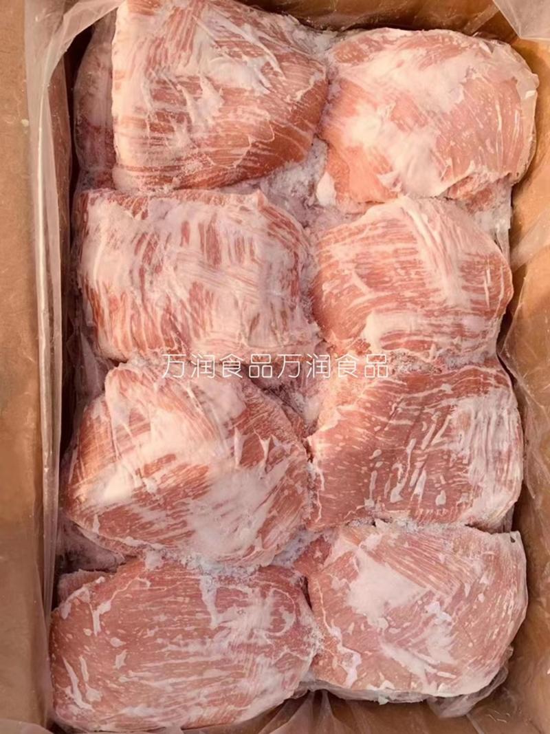精修松板肉猪颈肉肉青，烧烤精修，颜色好20斤