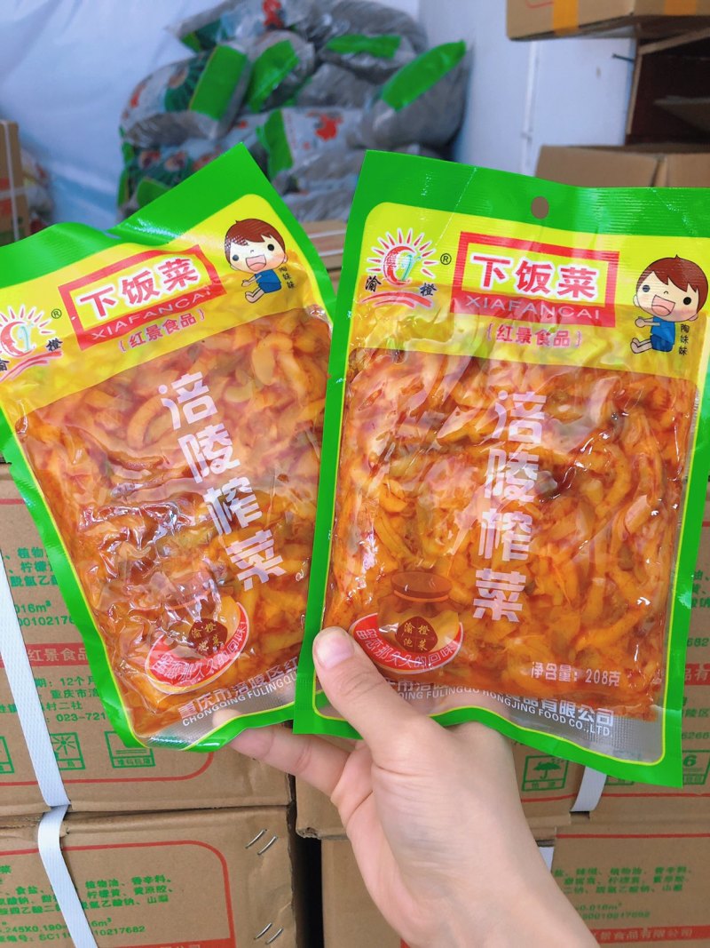 渝橙涪陵榨菜丝下饭菜爽口菜咸菜腌菜400克208克两种