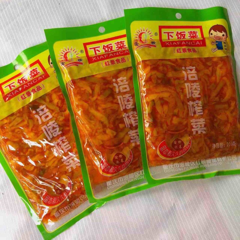 涪陵榨菜下饭菜泡菜批发榨菜丝咸菜208克400克