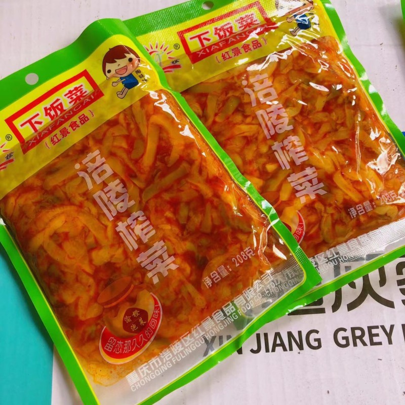 涪陵榨菜下饭菜泡菜批发榨菜丝咸菜208克400克