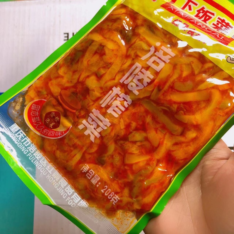 涪陵榨菜下饭菜泡菜批发榨菜丝咸菜208克400克