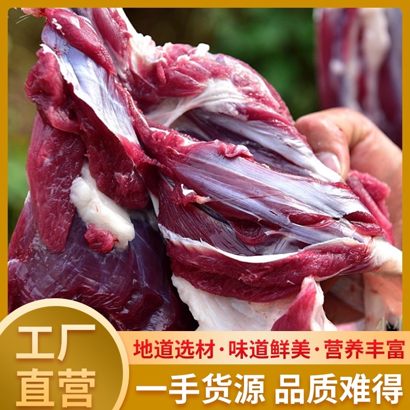 羊肉鲜羊去骨新鲜现杀现冻烧烤食材量大优惠货源稳定