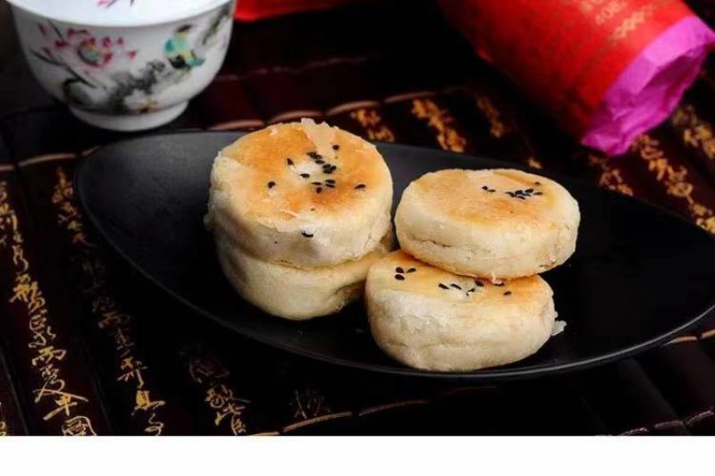 【甜点】广东潮汕特产【甜味酥皮绿豆饼】清爽可口欢迎咨询