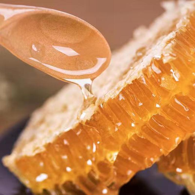农家蜂巢蜜正品土蜂蜜嚼着吃的蜂蜜盒装PK俄罗斯蜜