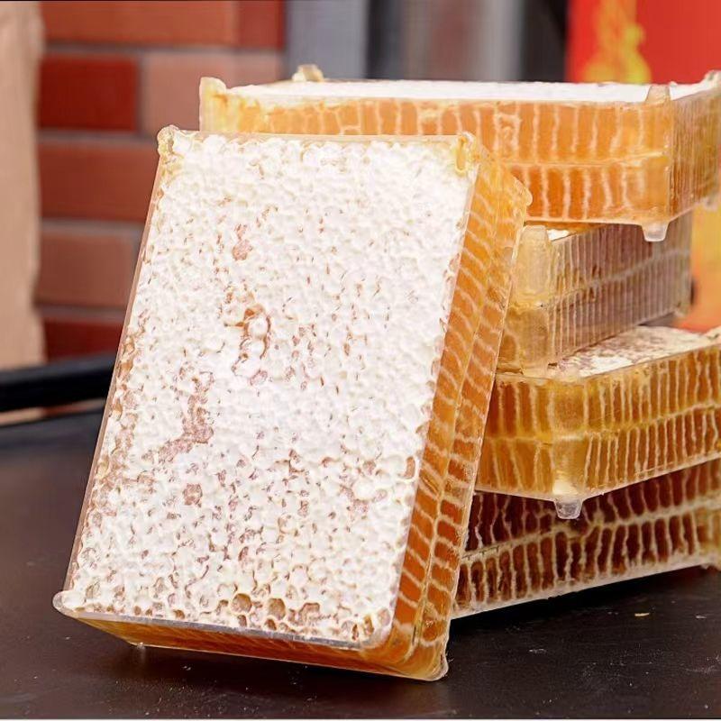 农家蜂巢蜜正品土蜂蜜嚼着吃的蜂蜜盒装PK俄罗斯蜜