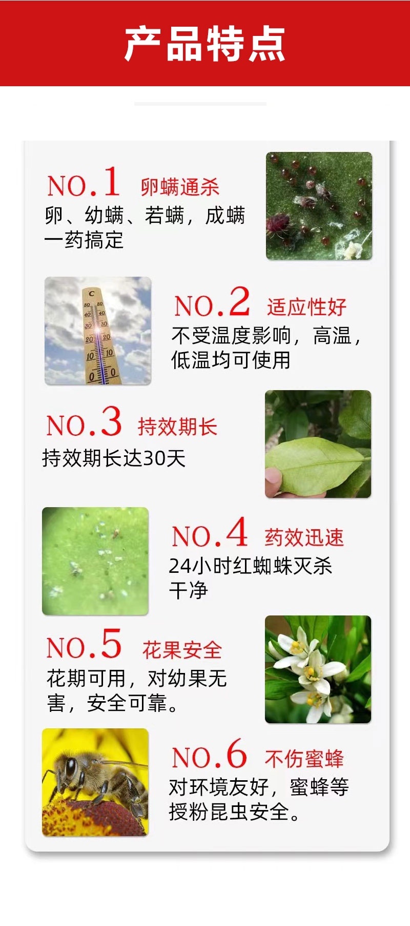 43%联苯肼酯蔬菜果树柑橘草莓红白蜘蛛锈壁虱专用农药