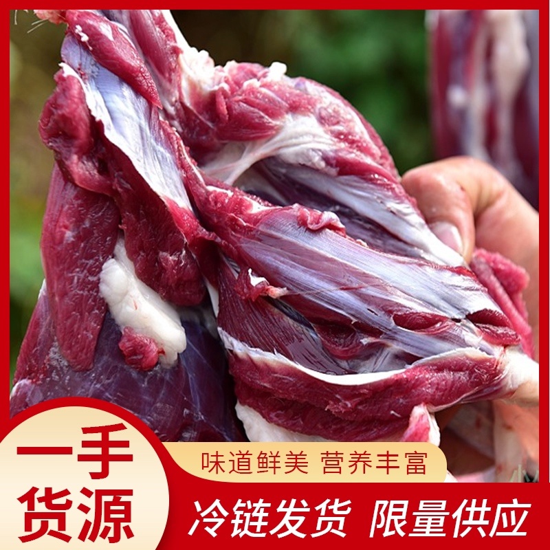 新鲜羊肉现杀生羊肉烧烤火锅去骨羊肉