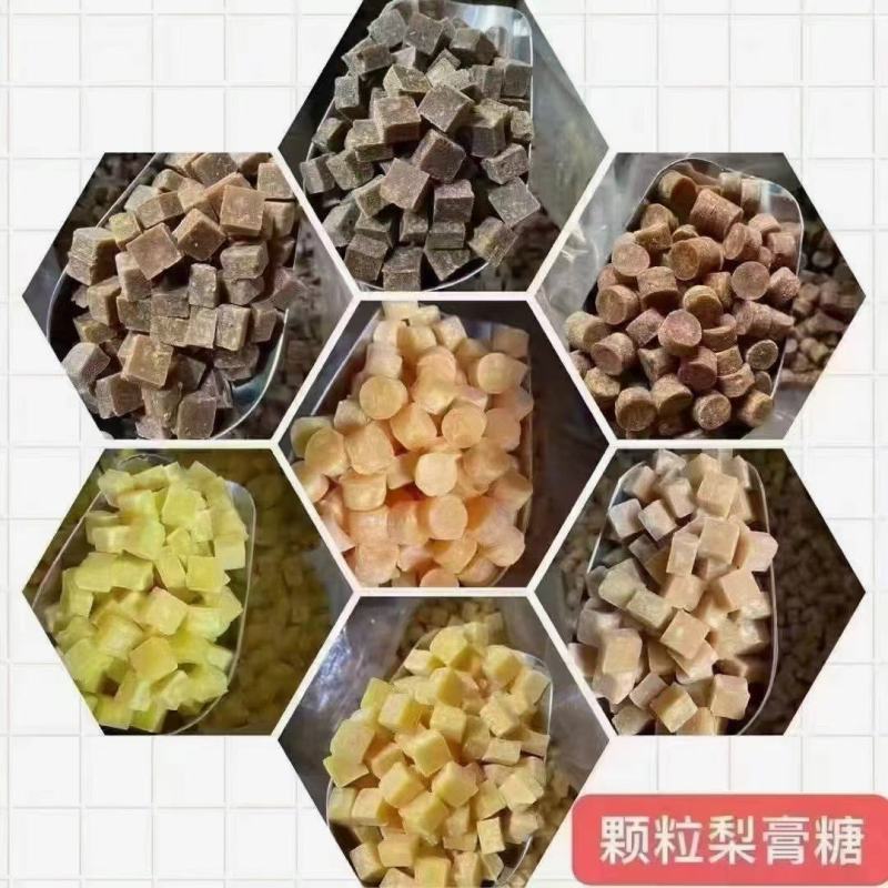 罐装梨膏糖深色，黄色250克一罐，一件60罐地摊展会