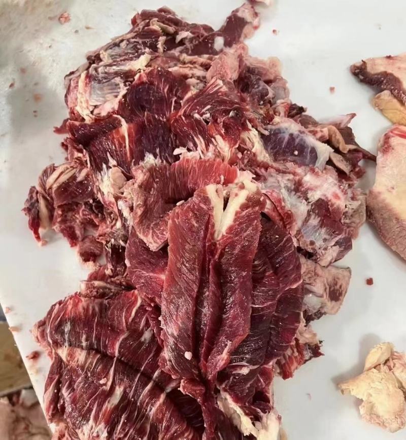 碎肉，纯干牛肉食材，精修优质牛胸骨选下肉质，油少瘦肉多