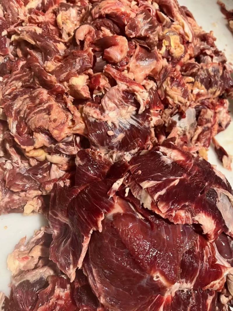 碎肉，纯干牛肉食材，精修优质牛胸骨选下肉质，油少瘦肉多