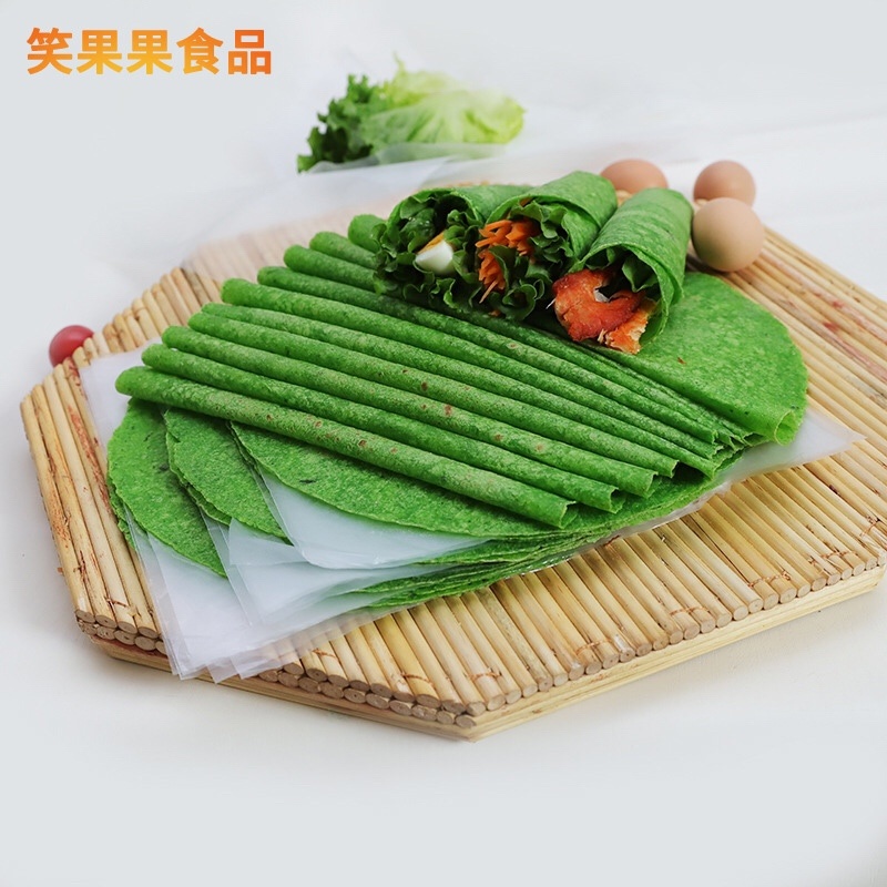 手工春饼批发菠菜饼山东特产